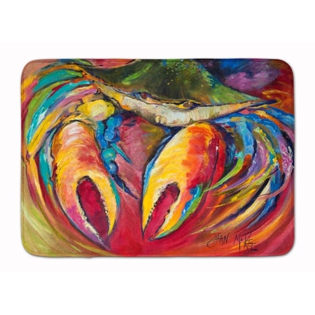 Carolines Treasures Blue Crab Stars Machine Washable Memory Foam Mat JMK1106RUG